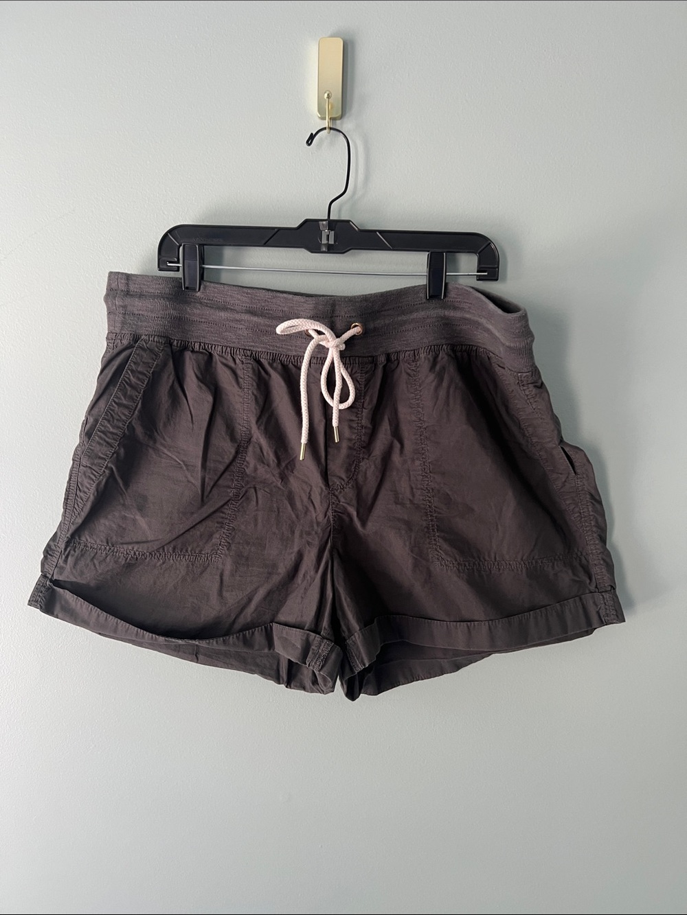 Lou & Grey Charcoal Drawstring Athletic Shorts